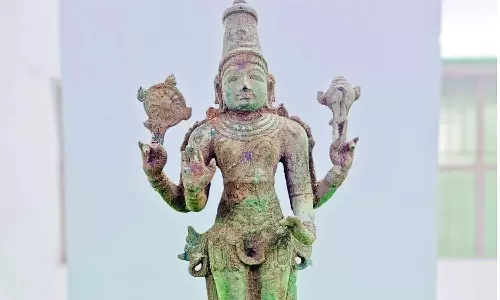 பெருமாள் ஐம்பொன் சிலை மீட்பு- 7 பேர் கைது