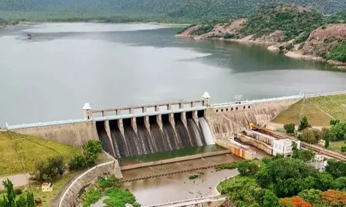 திருப்பூரில் பலத்த மழை: நீர்வரத்து அதிகரிப்பால் அமராவதி அணை நிரம்பியது