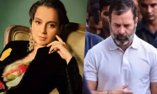 ராகுல் காந்தி ஆபத்தானவர்.. நாட்டையே  அழித்துவிடுவார் - அதானி முறைகேடு கருத்துக்கு கங்கனா காட்டம்