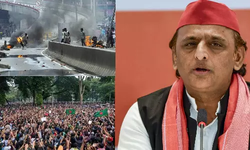 வங்கதேச பிரச்சனையை இந்தியா சர்வதேச அளவில் எழுப்ப வேண்டும்: அகிலேஷ் யாதவ்