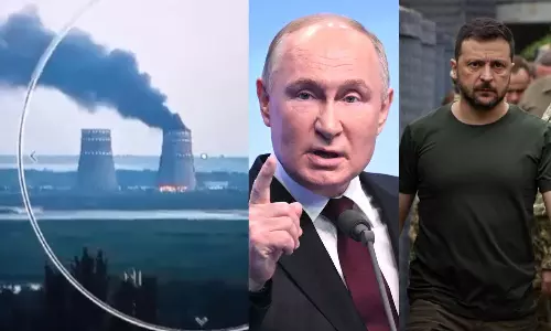 பற்றி எரிந்த அணுமின் நிலையம்.. ரஷியாவுக்குள் நுழைந்த உக்ரைன் படைகள் - தீவிரமாகும் போர்