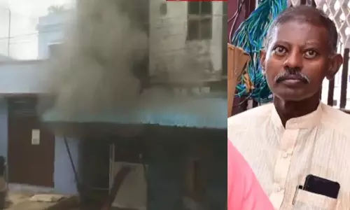 கூட்டுறவு வங்கி தீ விபத்தில் மேலாளர் பலி: பெட்ரோல், தீப்பெட்டி இருந்ததால் தற்கொலையா? என விசாரணை