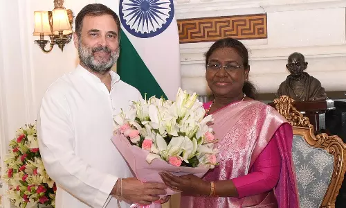 ஜனாதிபதி திரவுபதி முர்முவுடன் ராகுல் காந்தி சந்திப்பு