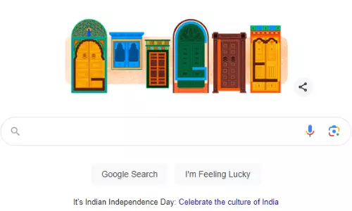 78-வது சுதந்திர தினம்: விசேஷ டூடுல்  வெளியிட்ட கூகுள்