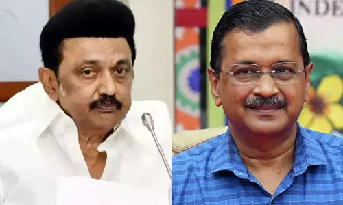 MK Stalin  - Arvind Kejriwal