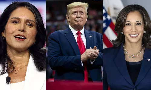 கமலா ஹாரிஸ்க்கு எதிராக விவாதத்தை வலுப்படுத்த இந்து பெண் தலைவர் உதவியை நாடிய டொனால்டு டிரம்ப்