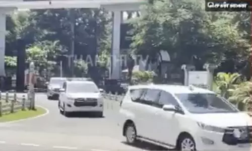 சென்னை வந்தடைந்தார் பாதுகாப்புத்துறை அமைச்சர் ராஜ்நாத் சிங்