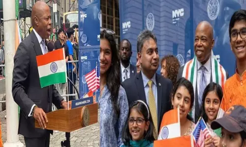 இந்தியாவா.. பாகிஸ்தானா.. பாவம் நியூ யார்க் மேயரே கன்பியூஸ் ஆயிட்டாரு - சுதந்திர தின பேரணி ஹைலைட்ஸ்