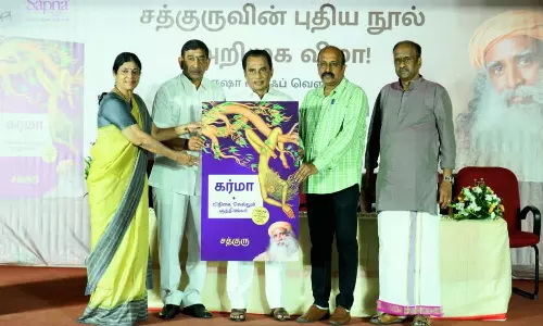 சத்குருவின் புதிய தமிழ் புத்தகம்: `கர்மா விதியை வெல்லும் சூத்திரங்கள் - அறிமுக விழா!