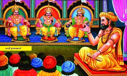 திருக்கடையூர் ஆலய திருப்பணிகள் செய்த காரி நாயனார்