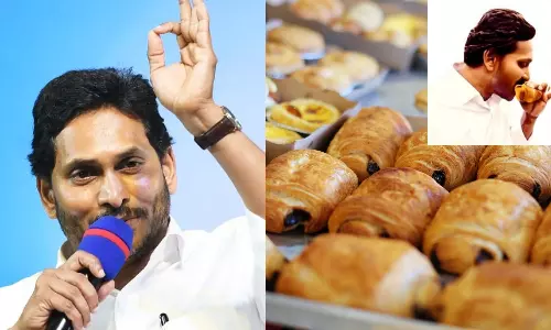 சி.எம். ஆபீஸ்க்கு முட்டை பப்ஸ் வாங்கிய செலவு ரூ.3.6 கோடி.. ஒரு நாளைக்கு 993 பப்ஸ் - சிக்கலில் ஜெகன்