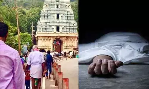 திருப்பதி கோவிலுக்கு நடைபாதையில் சென்ற புது மாப்பிள்ளை உயிரிழப்பு