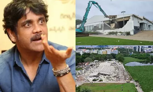 நானே இடித்திருப்பேன்.. தனது கான்வென்சன் சென்டர்   இடிக்கப்பட்டதால் டென்ஷனான நாகர்ஜூனா