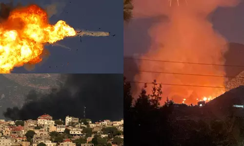லெபனானில் இஸ்ரேல் திடீர் தாக்குதல்.. பதிலுக்கு 320 ராக்கெட்டுகளை ஏவிய ஹிஸ்புல்லா-  அவசர நிலை அமல்
