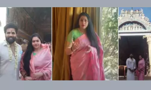 கடுமையாக நடந்துகொண்ட மீனாட்சி அம்மன் கோவில் நிர்வாகத்தினர்- நமீதா புகார்