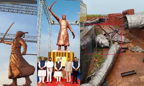 shivaji statue - modi