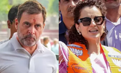 நாட்டின் விவசாயிகளுக்கு இழைக்கப்பட்ட அவமானம் - கங்கனா ரனாவத் கருத்துக்கு ராகுல் காந்தி கண்டனம்