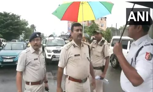 கொல்கத்தாவில் பேரணிக்கு அழைப்பு: 3 அடுக்கு பாதுகாப்பு பணியில் 6 ஆயிரம் போலீசார்