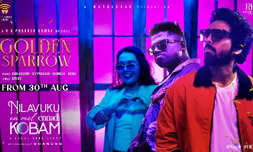 கோல்டன் ஸ்பேரோ பாடலை எழுதியது இவர் தான் - தனுஷ் அறிவிப்பு