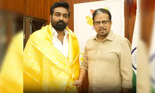 புதுச்சேரி துணைநிலை ஆளுநரை சந்தித்த நடிகர் விஜய் சேதுபதி