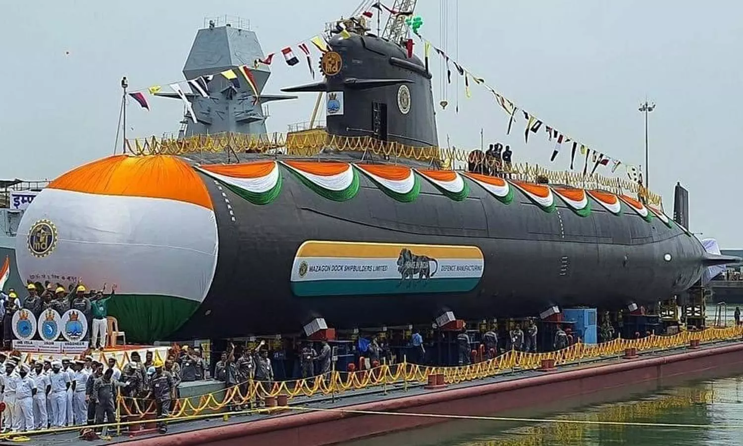 இரண்டாவது அணுசக்தி நீர்மூழ்கி கப்பலை நாட்டுக்கு அர்ப்பணித்தார் ராஜ்நாத்சிங்