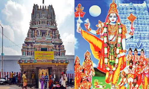 பக்தர்களை பிரமிக்க வைக்கும் விஷ்ணுவின் திரிவிக்ரம அவதாரம்