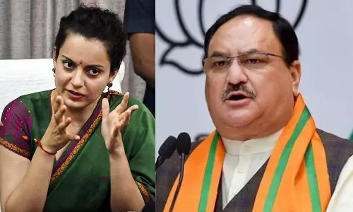 சர்ச்சை எதிரொலியால் பறந்த நோட்டீஸ்: இரண்டு முறை ஜே.பி. நட்டாவை சந்தித்த கங்கனா ரனாவத்