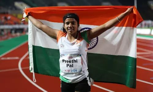பாரா ஒலிம்பிக்: தடகளத்தில் இந்தியாவின் பிரீத்தி பால் வெண்கலம் வென்றார்