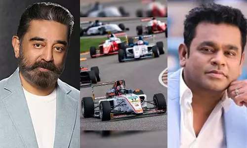 பார்முலா 4 கார் பந்தயம்- கமல்ஹாசன், ஏ.ஆர்.ரகுமான் வாழ்த்து