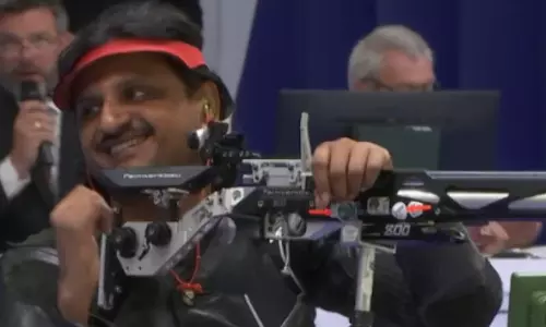 பாரா ஒலிம்பிக்: ஒரு புள்ளியில் பதக்க வாய்ப்பை தவறவிட்ட இந்திய வீரர்