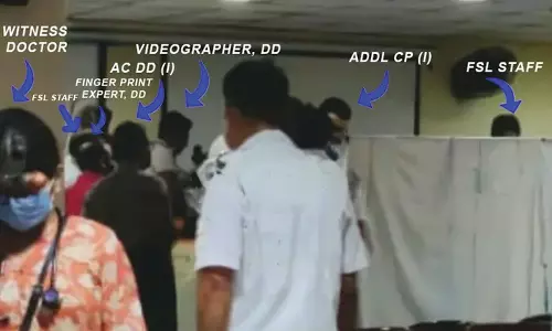 RG Kar hospital crime scene was altered?