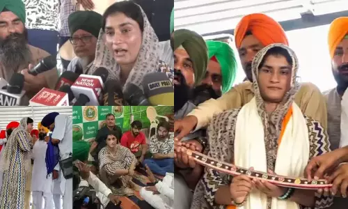 விவசாயிகள் போராட்டத்தில் கலந்துகொண்ட வினேஷ் போகத்.. அரசியல் வருகை குறித்து கூறியது இதுதான்!