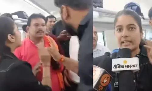 மோடி தொடங்கிய வந்தே பாரத் ரெயில் - தகாத செயலில் பாஜகவினர்.. பெண்களின் புகாரால் பரபரப்பு - வீடியோ