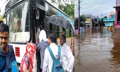 தெலுங்கானாவில் சிக்கித் தவித்த ரெயில் பயணிகள் 10 ஆயிரம் பேர் சொந்த ஊருக்கு செல்ல மாற்று ஏற்பாடு