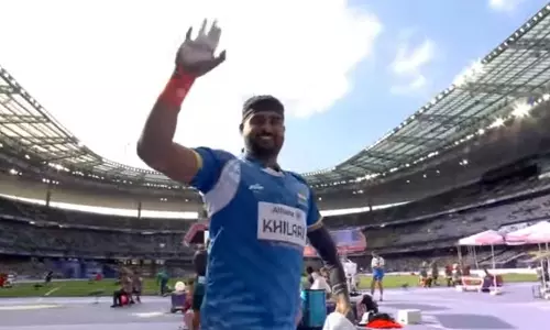 பாரா ஒலிம்பிக்: குண்டு எறிதலில் இந்தியாவுக்கு வெள்ளி பதக்கம்