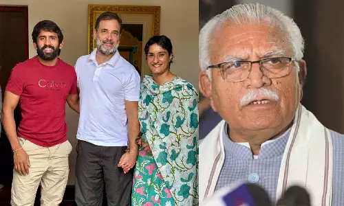 ராகுலை சந்தித்ததன் மூலம் வினேஷ் போகத், பஜ்ரங் புனியா போராட்டம் அரசியல் உள்நோக்கம் என்பது நிரூபணம்- பாஜக