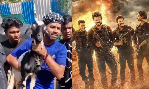 ரியல் கோட்டுடன் Goat படம் பார்க்க வந்த கூல் சுரேஷ்