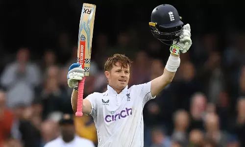 3வது டெஸ்டில் ஒல்லி போப் அபார சதம்: முதல் நாள் முடிவில் இங்கிலாந்து 221/3