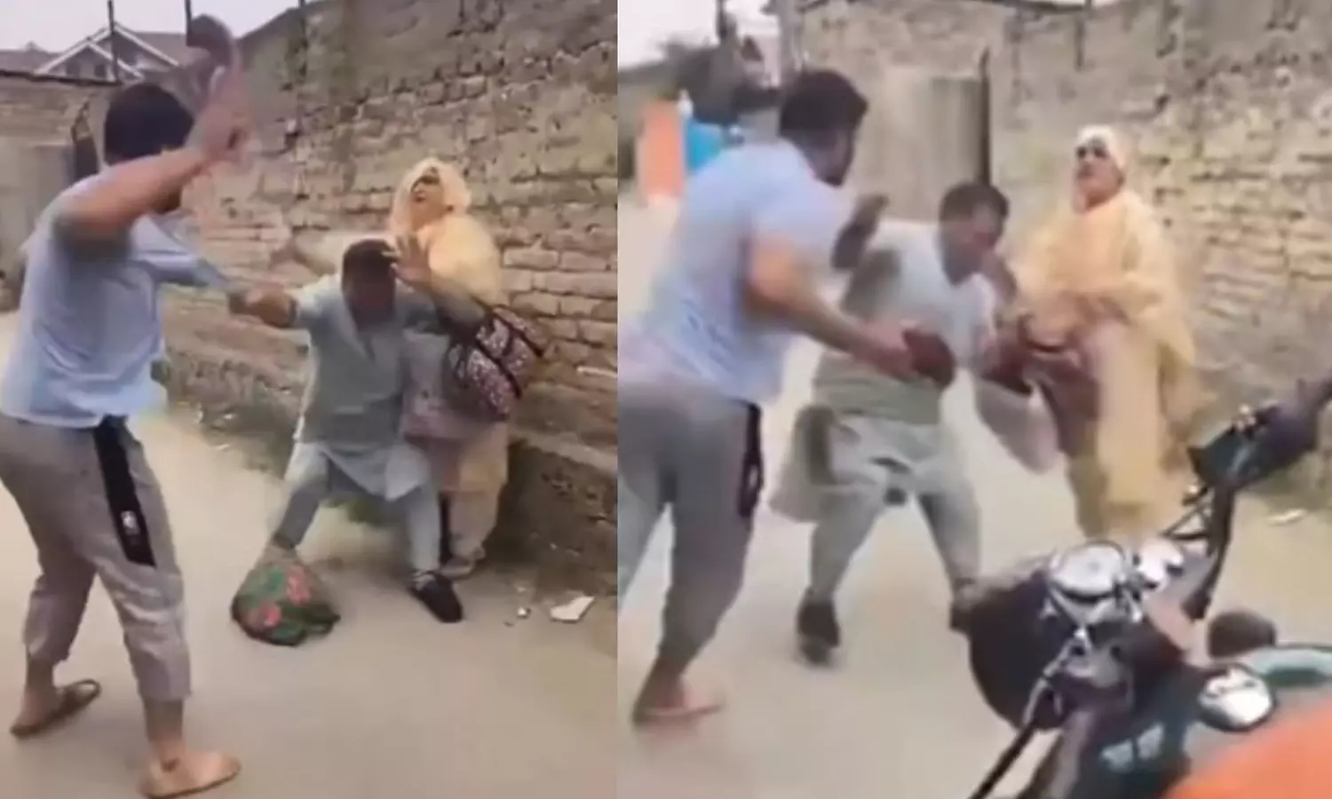 Son Beats His Parents With Footwear On Srinagar