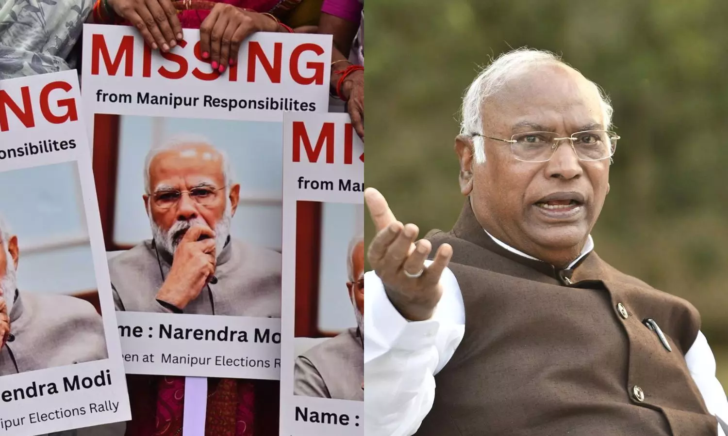 மணிப்பூருக்காக 1 நொடி கூட மோடி செலவிடவில்லை.. மன்னிக்கவே முடியாத தோல்வி - கார்கே காட்டம்