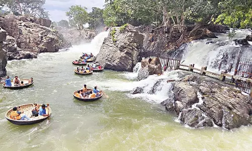 ஒகேனக்கல்லில் நீர்வரத்து 12 ஆயிரம் கனஅடியாக சரிவு