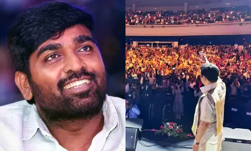 அமெரிக்காவில் முதல்வர் ஸ்டாலினுக்கு கிடைத்த வரவேற்பு.. விஜய் சேதுபதி நெகிழ்ச்சி