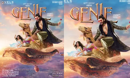 ஜெயம் ரவி பிறந்த நாளை முன்னிட்டு ஜீனி படக்குழு வெளியிட்ட சிறப்பு போஸ்டர்