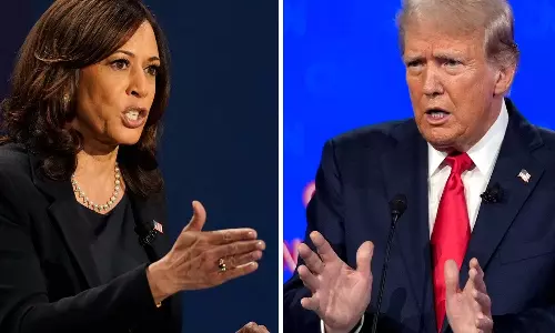 அவமானம் என உலகத் தலைவர்கள் சொல்கிறார்கள்: டொனால்டு டிரம்பை நேரடியாக விமர்சித்த கமலா ஹாரிஸ்