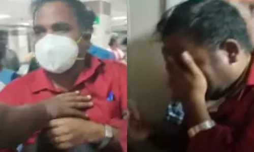 அரசு ஆஸ்பத்திரியில் மதுபோதையில் மயங்கி கிடந்த டாக்டர்