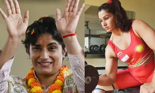 காங்கிரஸ் வேட்பாளர் வினேஷ் போகத்துக்கு எதிராக மற்றொரு மல்யுத்த வீராங்கனையை களமிறக்கிய ஆம் ஆத்மி