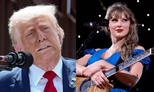 கமலா ஹாரிஸ்க்கு ஆதரவளித்த டெய்லர் ஸ்விஃப்ட்.. டென்ஷனில் டிரம்ப் சொன்னது இதுதான்