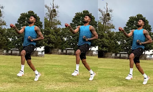 ரெட் பால் பயிற்சியில் ஹர்திக் பாண்ட்யா: மீண்டும் டெஸ்ட் அணிக்கு திரும்புகிறாரா?