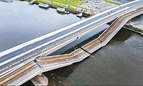 ஜெர்மனியில் பாலம் உடைந்தது