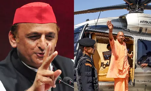 அப்போ சட்டம் ஒழுங்கு! இப்போ ஹெலிகாப்டர்.. பாஜக ஆட்சியில் எல்லாம் பார்ட் பார்ட்டா கழடுது - அகிலேஷ்